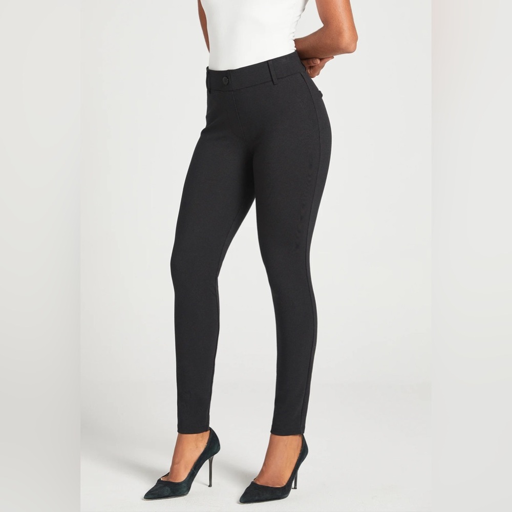 Betabrand Classic Skinny Dress Pant Yoga Pant - Medium Petite